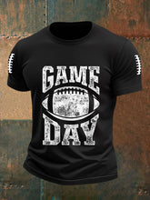 T-shirt décontracté pour hommes Football Gameday Football Fans